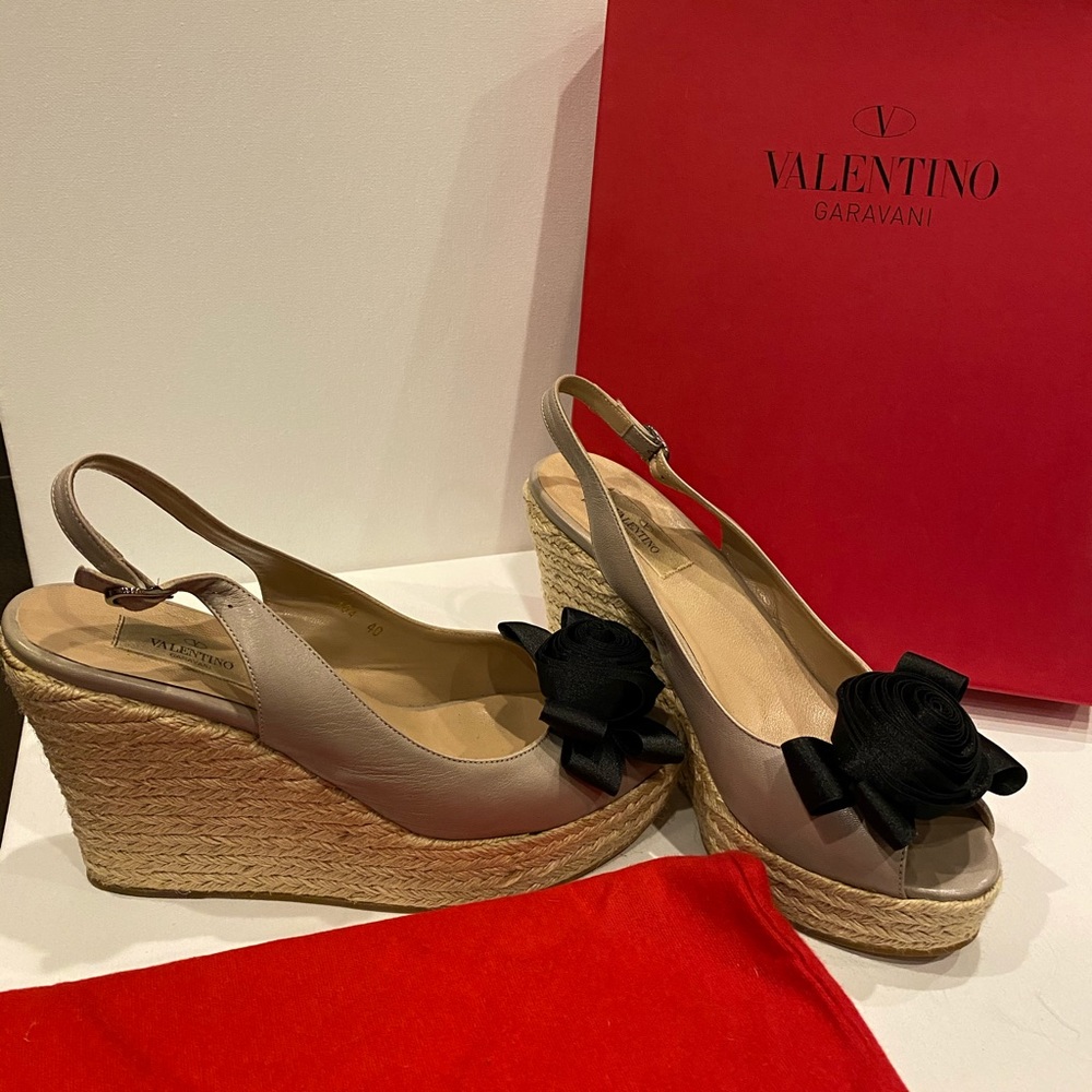 Valentino Espadrille Wedge